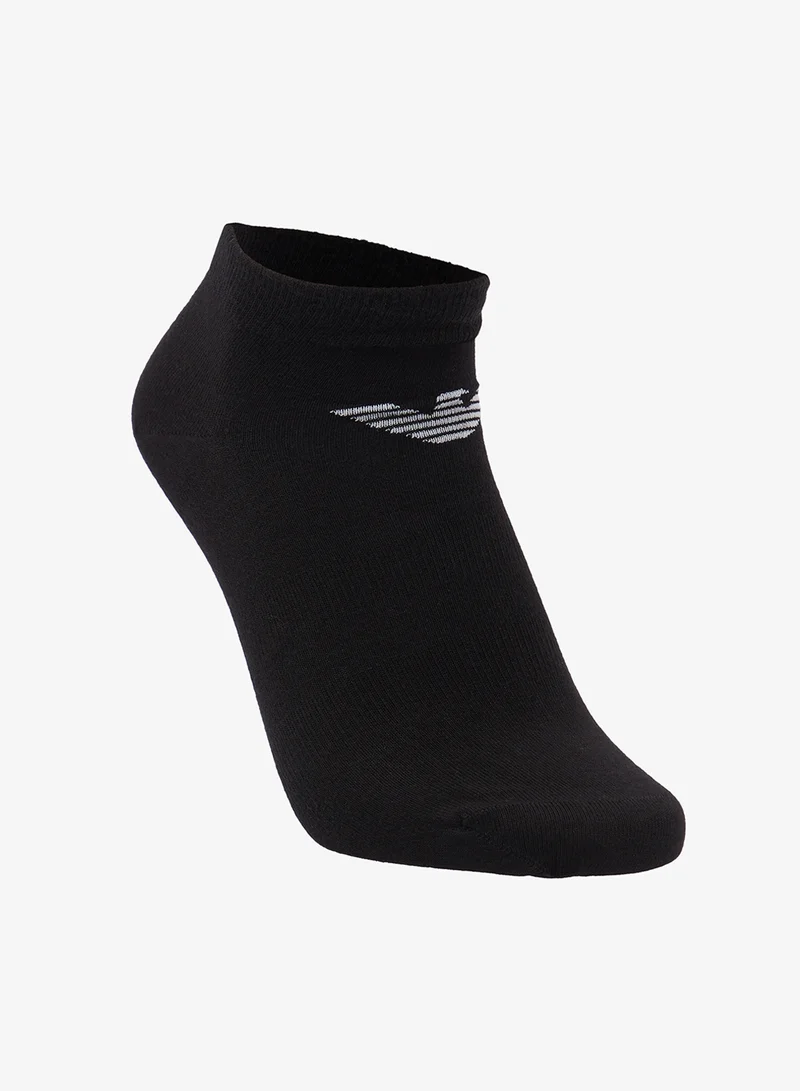 امبوريو ارماني ثلاث جوارب كاحل بشعار